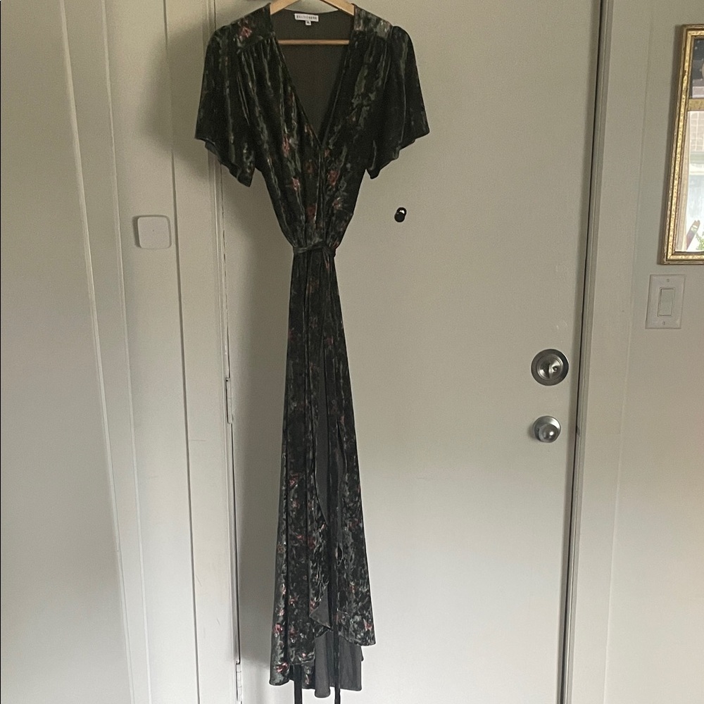 Baltic Born Dark Floral Maxi Dress